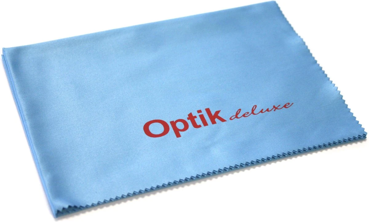 Optik- Deluxe- XXL-Microvezeldoek – Brillenpoetsdoek – Microvezeldoek Voor Brillen En Telefoon – XXL Formaat – 40CM X 40 CM