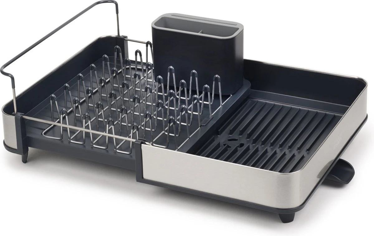 Extend Steel Uitschuifbaar Afdruiprek - Grijs - Joseph Joseph