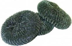 12 Stuks - Schuurspons Metaal - Pannenspons - Staalspons - Schoonmaakspons Voor Pannen En Bakplaat