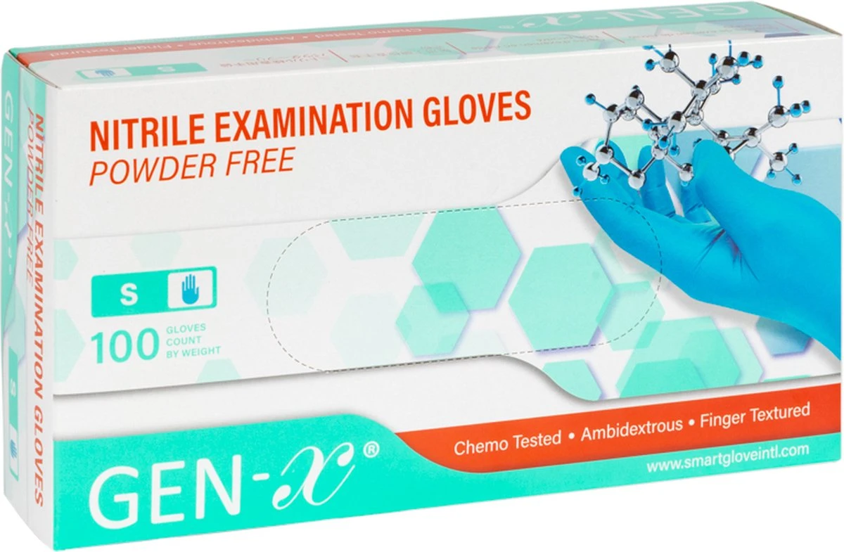 Gen-X Nitril Handschoenen | Handschoenen Wegwerp | Medisch | 100 PCS | Maat XL - Afbeelding 8