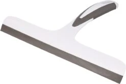 Merkloos Douche Zeem - Raam Zeem - Raam Wisser- Hand Wisser - 18 Cm - Zwart -wit