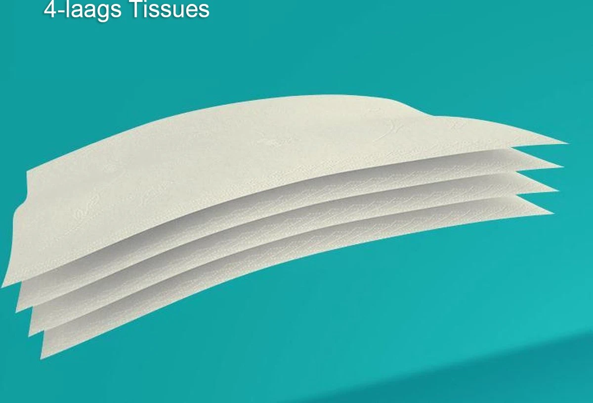 BAMTIME BamboeTissuepapier 4-laags Wc Papier - Wit Color Gebleekt 27 (3*9) Rollen - Afbeelding 3