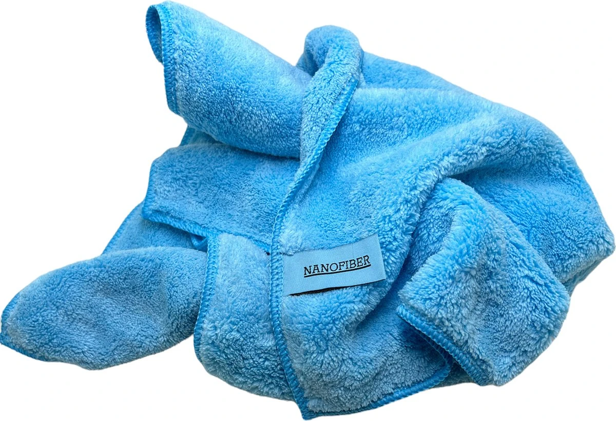 Ballista Ramenset Raamdoeken Droogdoek 45 X 60 Cm + Nanofiber 40 X 40 Cm Beide In Het Blauw Klasse 1 - Afbeelding 2