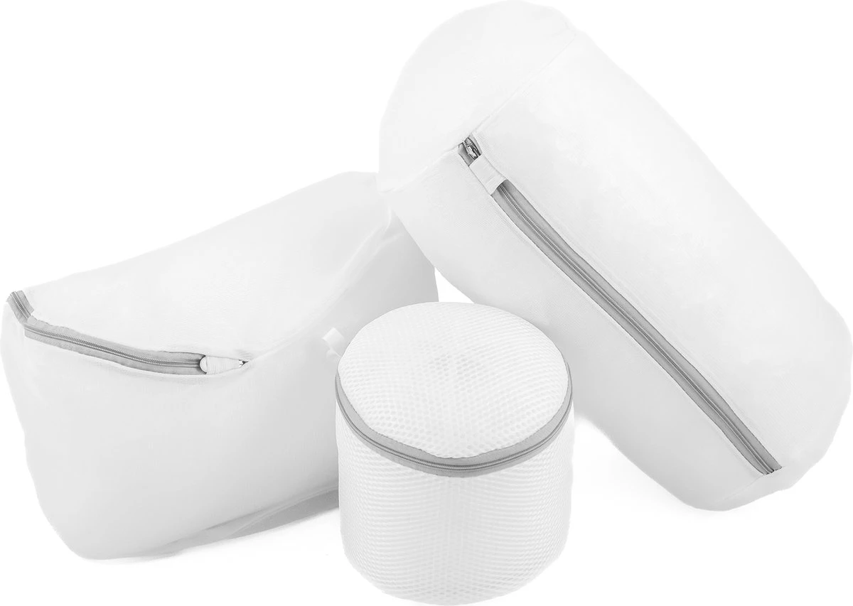 Product Depot Waszakken Voor Wasgoed - Waszak - Waszakje Lingerie - Wastas - Set Van 8 - Afbeelding 3