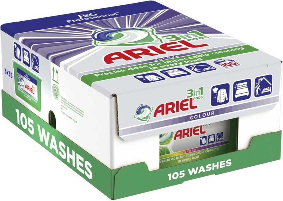 Ariel Professional All In 1 Pods - Wasmiddel Capsules - 3 X 35 Wasbeurten
