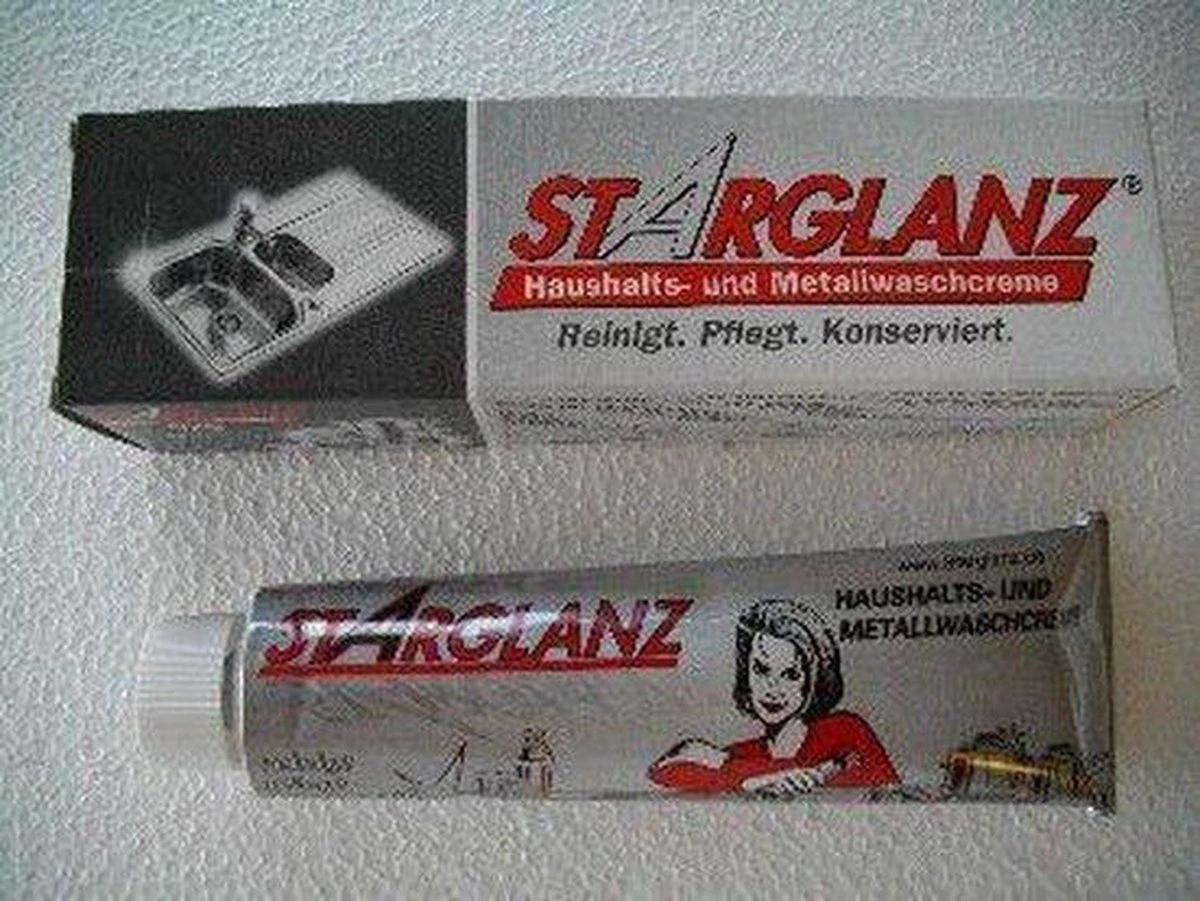 STARGLANZ 150 Ml - RVS Reiniger - Professioneel - Poetsmiddel