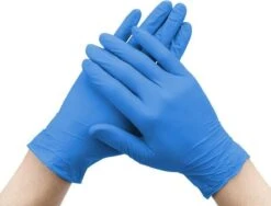 Nitrile Disposable Handschoen - Gloves - Zeer Goede Kwaliteit - Poedervrij - Medisch - Ongepoederd - Latex Vrij - 100 Stuks - Maat L - AQL 1.5