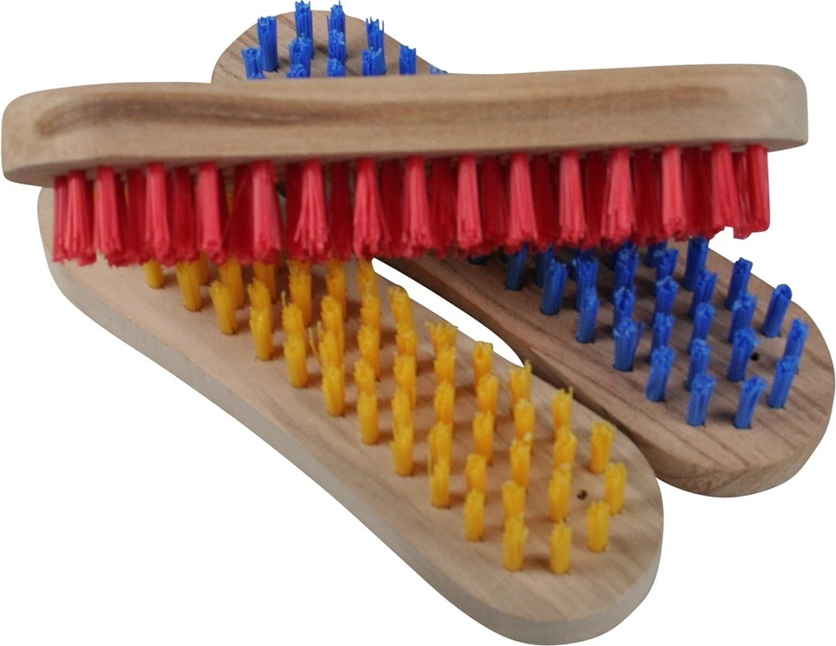 Benson Schrobborstel Hout - Mix Kleur - Prijs Per Stuk - Afbeelding 4