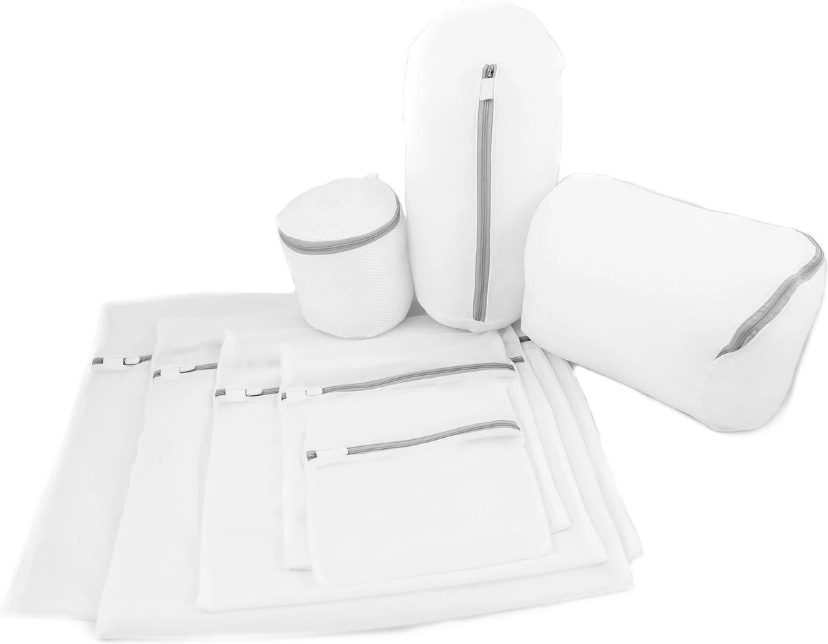Product Depot Waszakken Voor Wasgoed - Waszak - Waszakje Lingerie - Wastas - Set Van 8 - Afbeelding 4