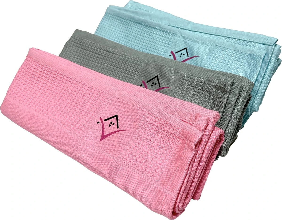 Bivera - Schoonmaakdoeken - Microvezeldoekjes - Microvezeldoeken - Vlekvrij - 3 Stuks - Afbeelding 4