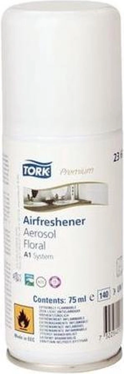 Tork Navulling Voor Luchtverfrisser Bloemen Systeem A1 Flacon Van 75 Ml - Afbeelding 4