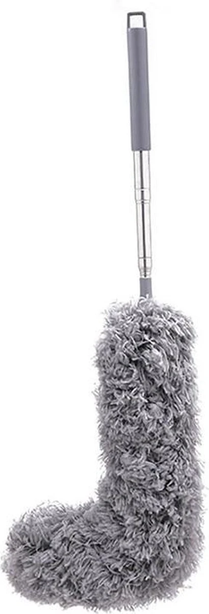 7Style Collection - Microvezel Plumeau Met Uitschuifbare Telescoopsteel Tot 280 CM - Ragebol RVS - Afbeelding 4