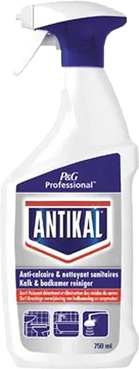 Antikal Kalk En Badkamerreiniger 2in1 Spray 2x750 Ml - Afbeelding 2