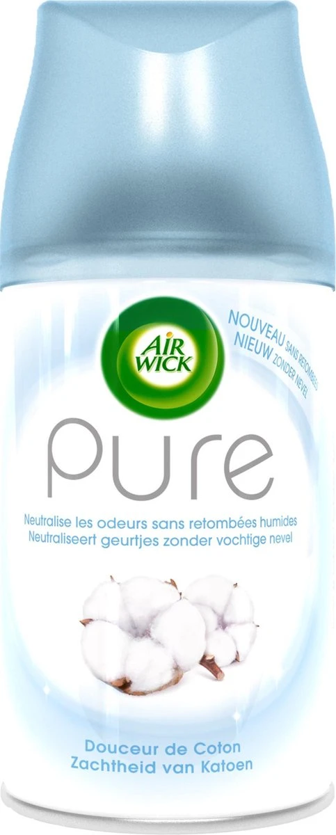 Air Wick Freshmatic Automatische Spray Luchtverfrisser - Pure Zachtheid Van Katoen Navulling - 3 Stuks - Voordeelverpakking - Afbeelding 2