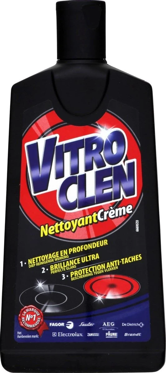 Vitroclen Kookplaatreiniger - Keramisch & Inductie - 500 Ml - Afbeelding 2