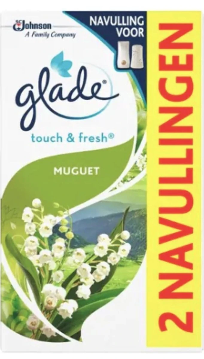 Glade By Brise Touch & Fresh Muguet Navulling - 2 Stuks - Afbeelding 4