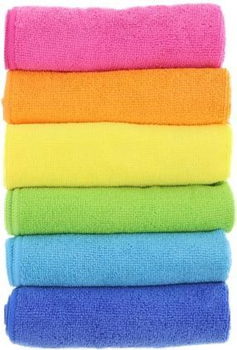 Sorbo Microvezeldoek - 6 Stuks - Assorti - Afbeelding 2