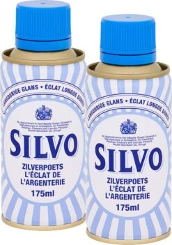 Silvo Zilverpoets - Poetsmiddel -Zilverglans - 2x 175 ML - Voordeelverpakking