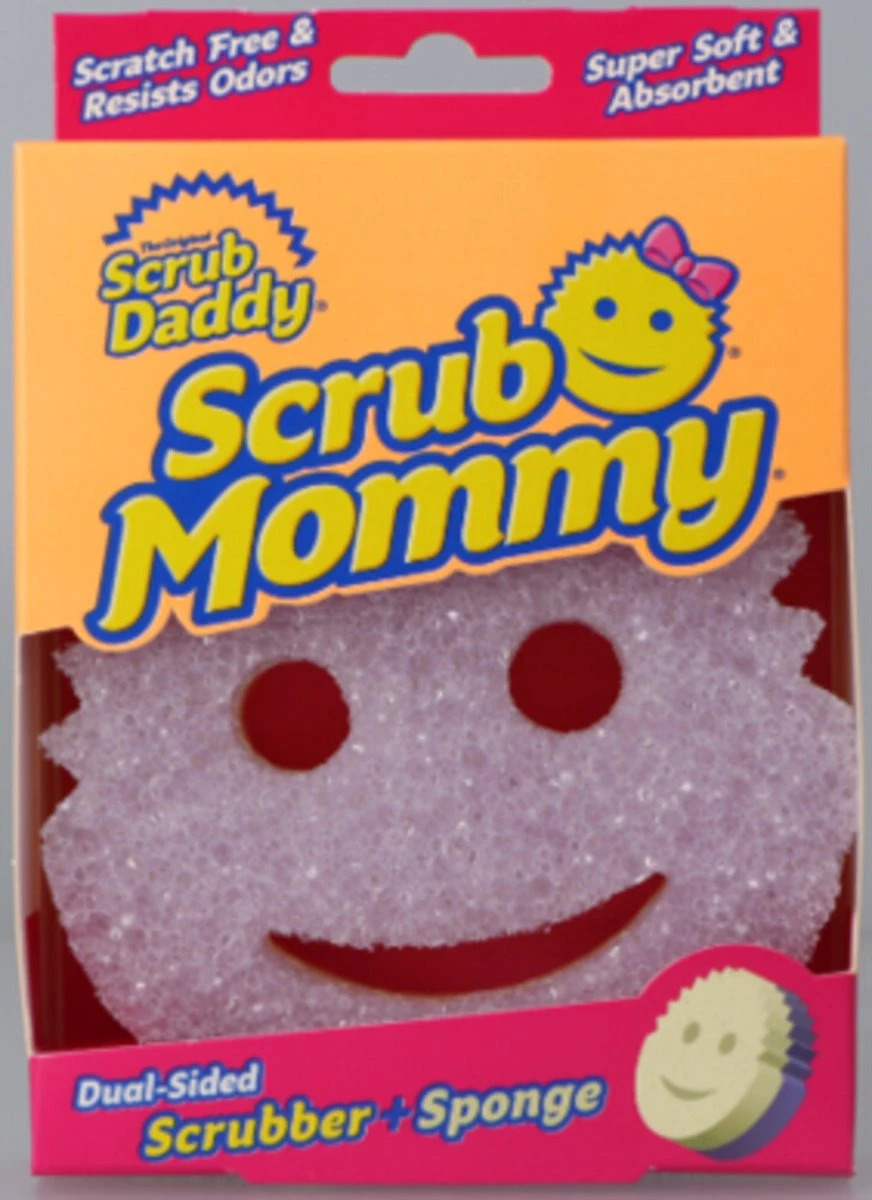 Scrub Daddy - Scrub Mommy Spons Krasvrij Dubbelzijdig Paars - Afbeelding 4