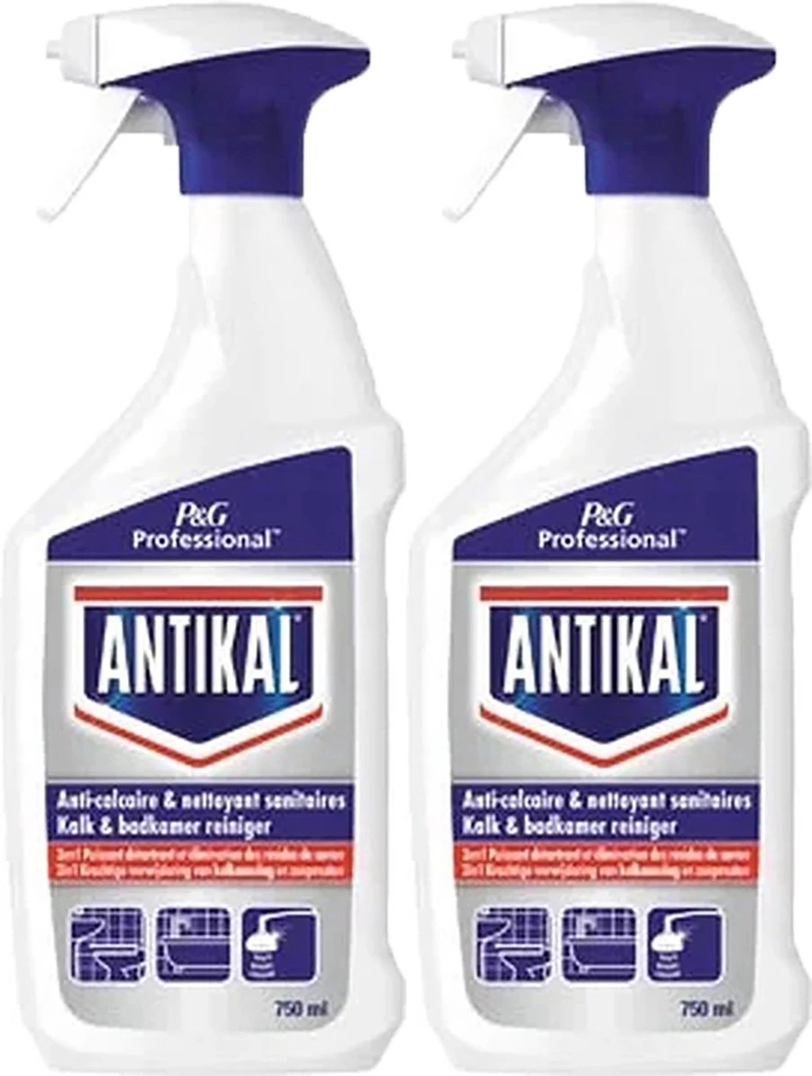 Antikal Kalk En Badkamerreiniger 2in1 Spray 2x750 Ml