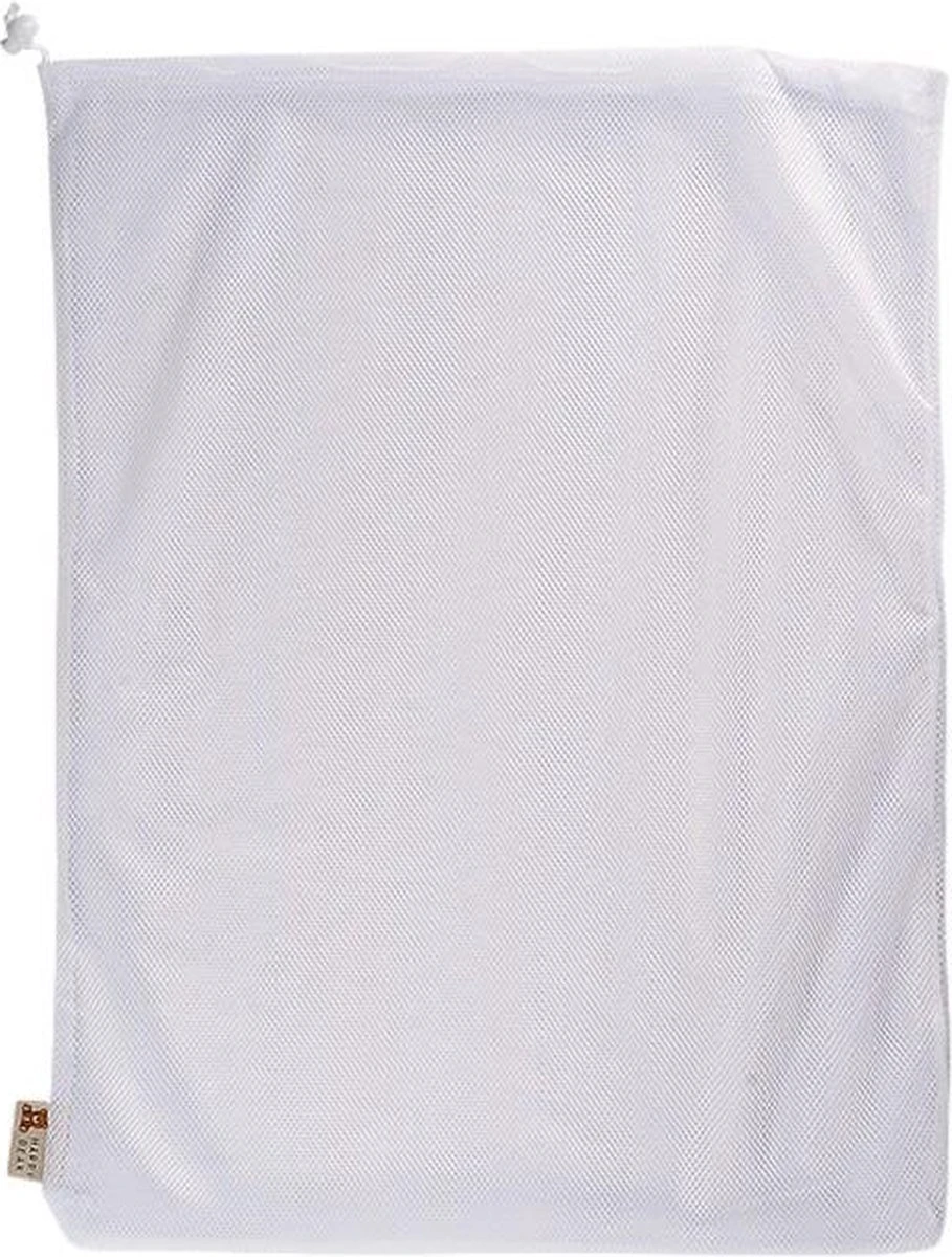 HappyBear | Wasnet | 45cm X 60cm | Afsluitbaar Trekkoord | Mesh Stof | Inhoud - 10-15 Wasbare Luiers - Afbeelding 2