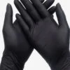 Handschoenen Wegwerp Nitril - Latex Vrij - Ongepoederd - Zwart - Maat L - 100 Stuks - Nitril Handschoenen - Latex Handschoenen Poedervrij - Restaurant - Schoonmaak - Kapper - Hygiene