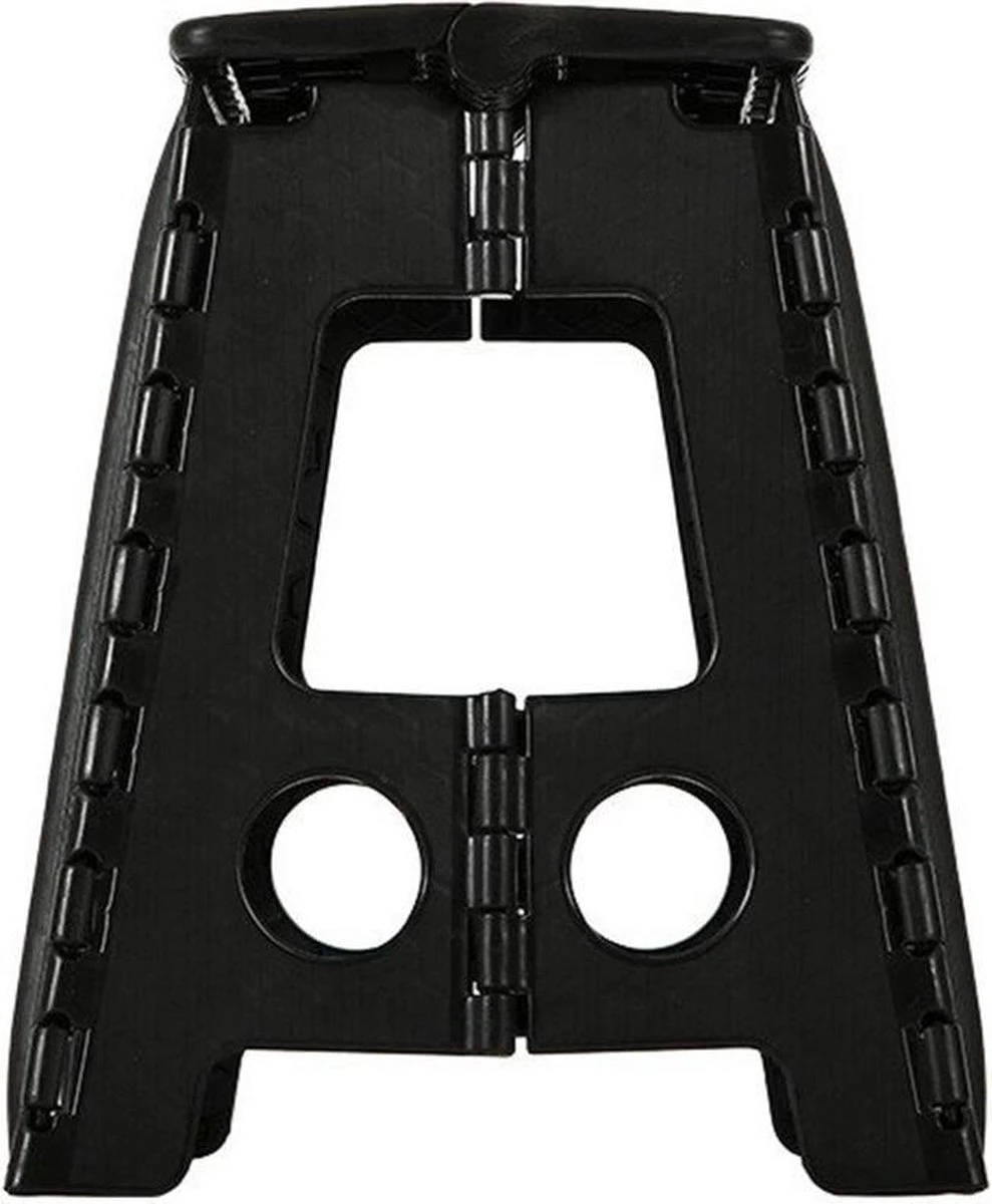 Merkloos Verdikt Kunststof Klapkruk-draagbaar-opvouwbare Kruk-Met Antislip Oppervlak Zwart 29x22cmx45cm - Afbeelding 7